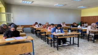 Eyyübiye’de öğrenciler sınav heyecanını erken yaşadı