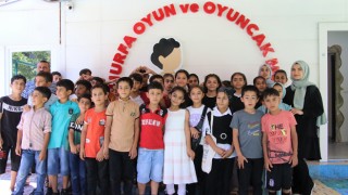 Çocuklar Karaköprü’deki oyuncak müzesini çok sevdi