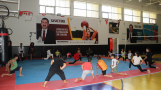 Karaköprü’de Çocuklar Tekvando Kursuna Yoğun İlgi Gösteriyor