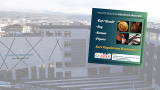 Kültür ve Sanat Kursları Başlıyor
