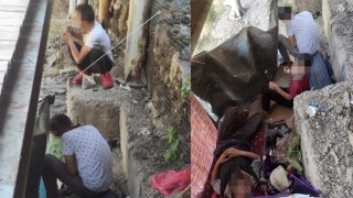 Urfa’da çekildiği iddia edilen fotoğraflarda çocuklar uyuşturucu kullanıyor