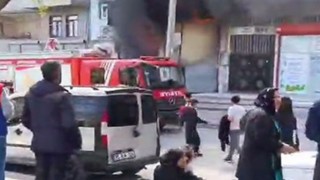 Eyyübiye’de korkutan iş yeri yangını