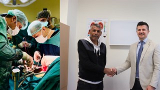 Harran Üniversitesi Hastanesinde tıp literatürüne girebilecek ameliyat: Karnından 5 kiloluk böbrek tümörü çıkarıldı