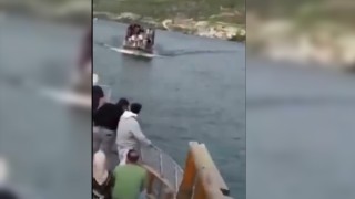 Fırat Nehri’nde tekneler çarpıştı!