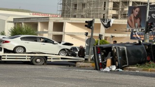 Karaköprü’de maddi hasarlı kaza