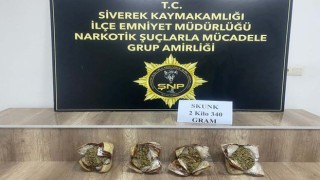 Siverek’te uyuşturucu madde ele geçirildi