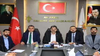 AK Parti Heyetinden Haliliye İlçe Başkanlığı'na Ziyaret