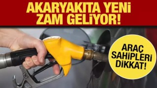 Benzine 1,25 TL Zam Geliyor!